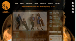 Desktop Screenshot of delsolquartet.com